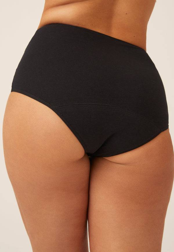 Naturana Perioden Highwaist Slip - Schwarz Zeitlich begrenztes Angebot