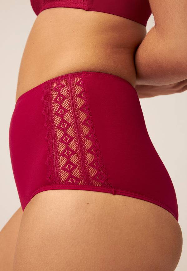 Naturana Perioden Highwaist Slip - Cassis Exklusive Angebote