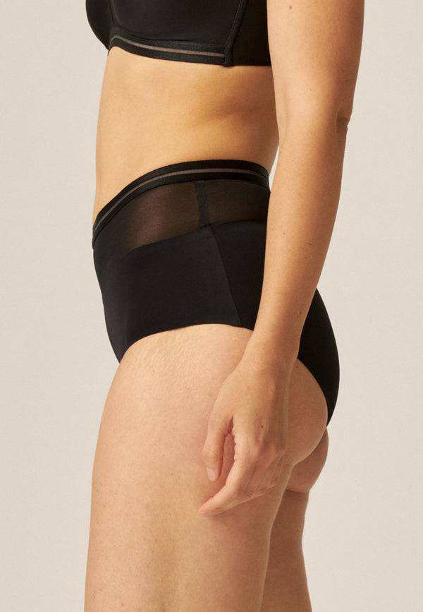 Naturana High Waist Panty - Schwarz Große Rabatte