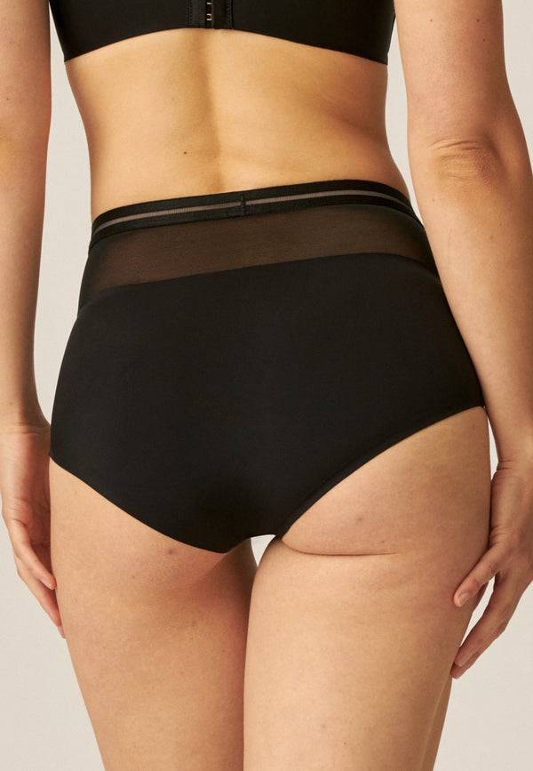 Naturana High Waist Panty - Schwarz Große Rabatte