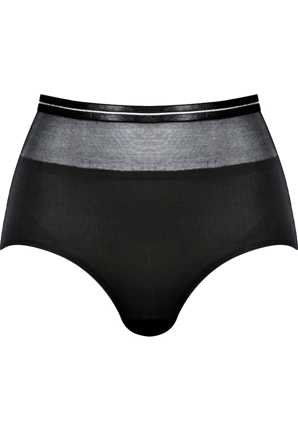 Naturana High Waist Panty - Schwarz Große Rabatte