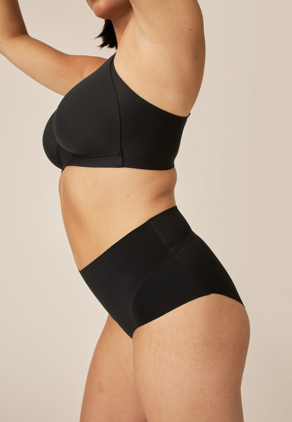 Naturana High Waist Slip mit leichtem Shape-Effekt - Schwarz Kauf eins, bekomm eins gratis