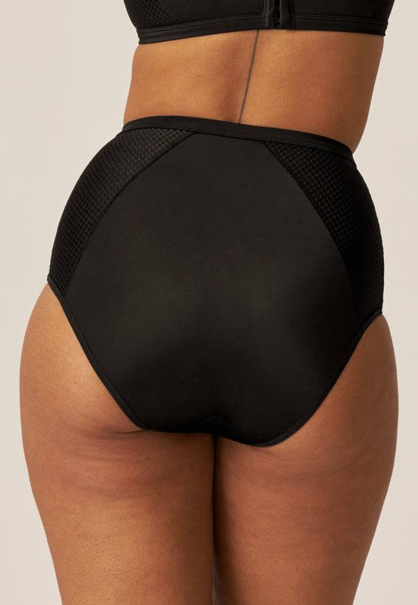 Naturana Comfort High Waist Slip - Schwarz Sonderangebote