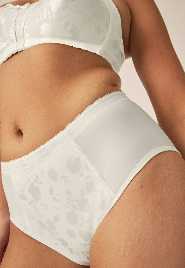 Naturana Minimizer Slip mit Blumenmuster - Champagner Letzte 3 Tage