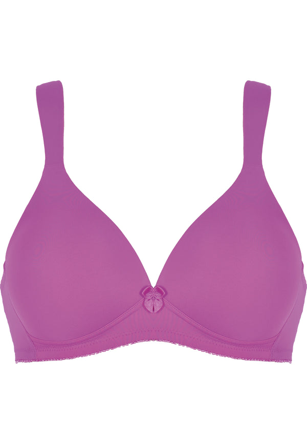 Naturana Soft-BH mit Schale und Entlastungsträgern - Purple Orchid Bis zu 65% Rabatt