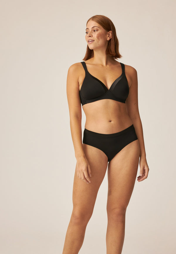 Naturana Bügelloser BH mit Schale und Glanzband - Schwarz Bis zu 55% Rabatt