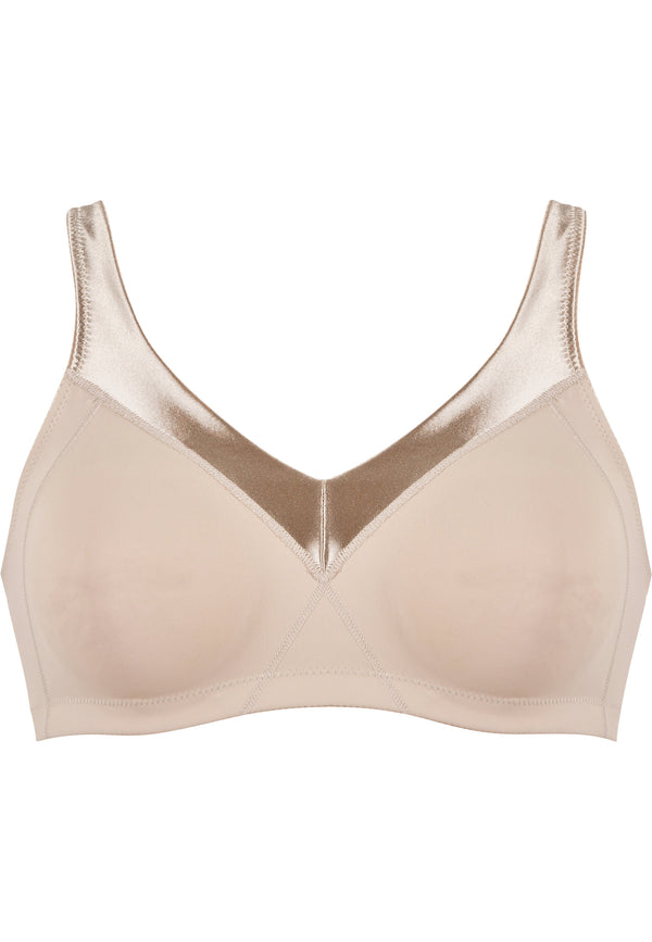 Naturana Minimizer Soft-BH mit Glanzband - Light Beige 50% Rabatt mit kostenlosem Versand