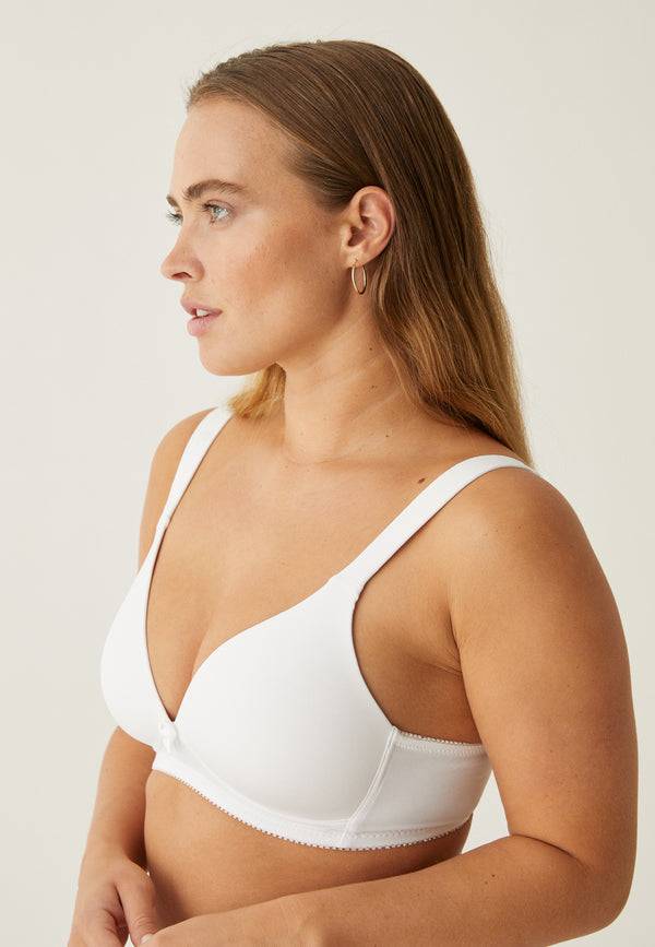 Naturana Soft-BH mit Schale und Entlastungsträgern - Weiss Black Friday Preise