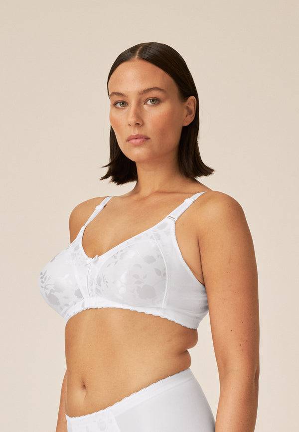 Naturana Minimizer Soft-BH in Blumenmuster - Weiss Rabatte dieses Monats