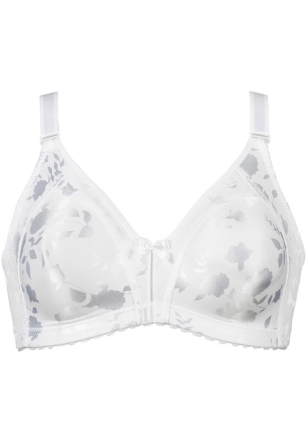 Naturana Minimizer Soft-BH in Blumenmuster - Weiss Rabatte dieses Monats