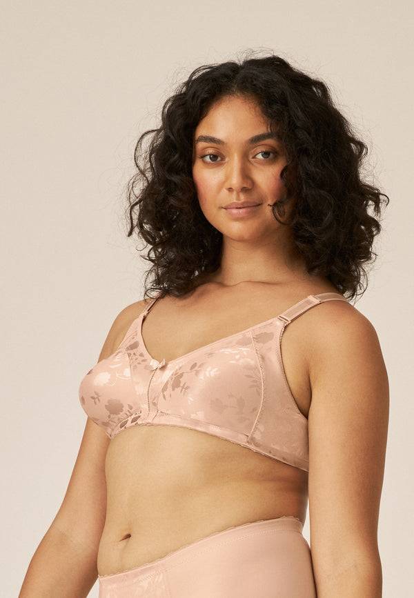 Naturana Minimizer Soft-BH in Blumenmuster - Light Beige 2025