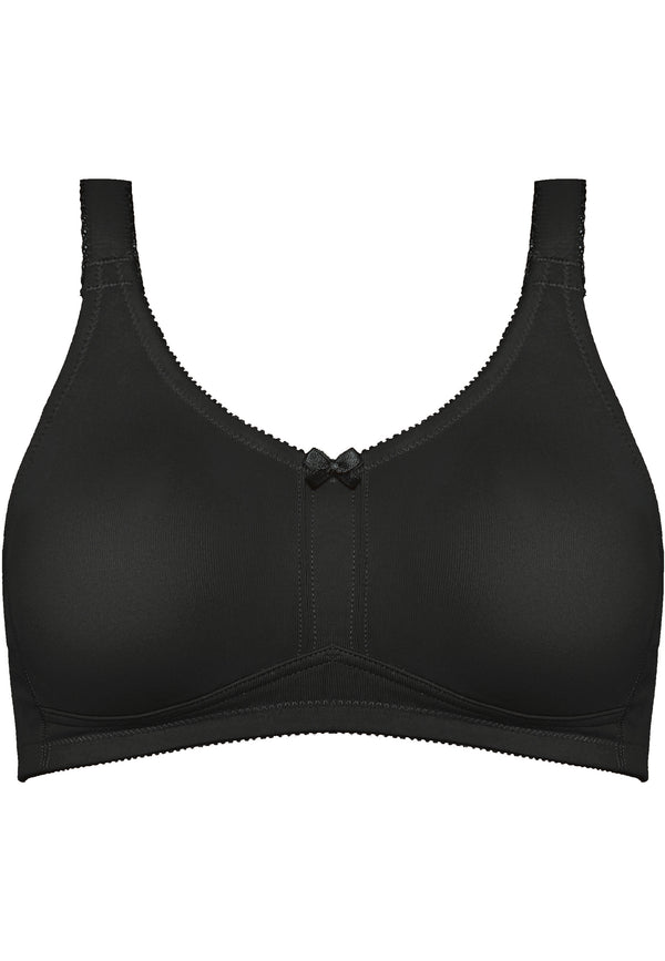 Naturana Klassischer Soft-BH mit Tasche - Schwarz Günstiger Verkauf