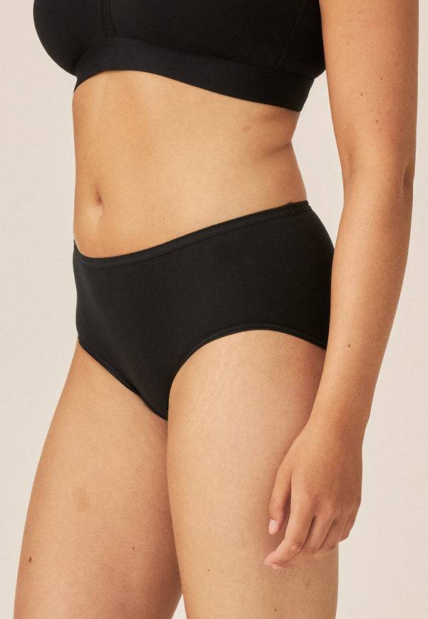 Naturana Midi Slip aus Biobaumwolle - Schwarz Meist gekauft
