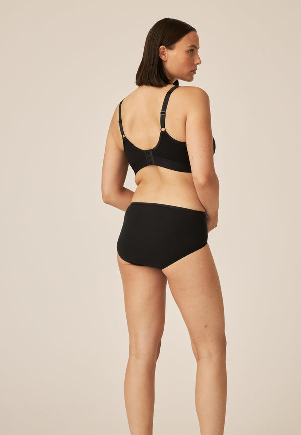 Naturana Midi Slip aus Biobaumwolle - Schwarz Meist gekauft