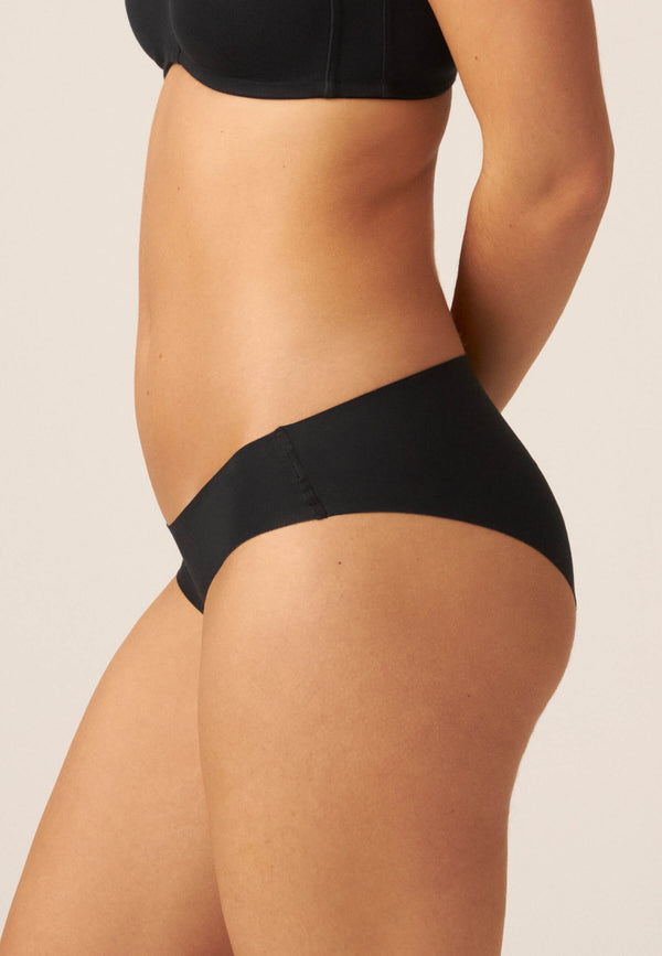 Naturana Slip mit Baumwolle - Schwarz Kostenloser Versand