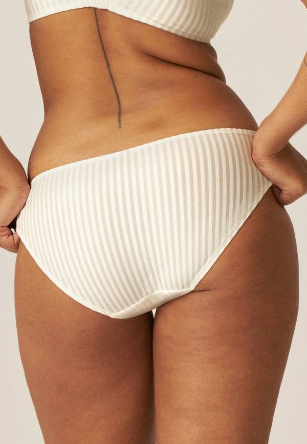 Naturana Streifen Slip - Ecru Fabrik Onlineshop