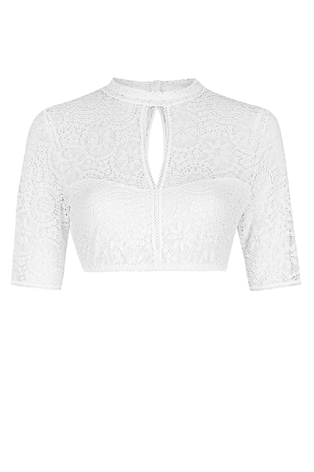 Nina Von C. Dirndl-Bluse, halbarm Rabatt