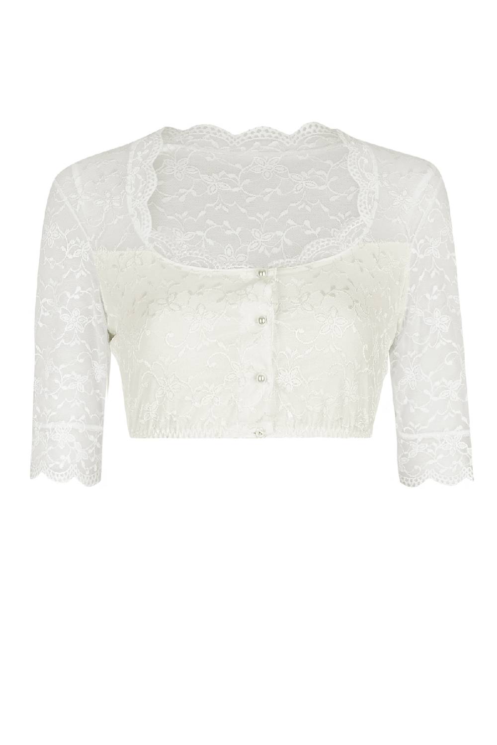 Nina Von C. Dirndl-Bluse Doris, halbarm Online Outlet