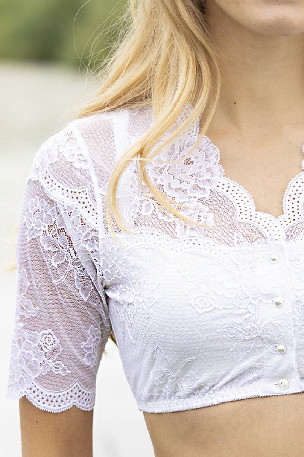 Nina Von C. Dirndl-Bluse Julia, halbarm JETZT KAUFEN
