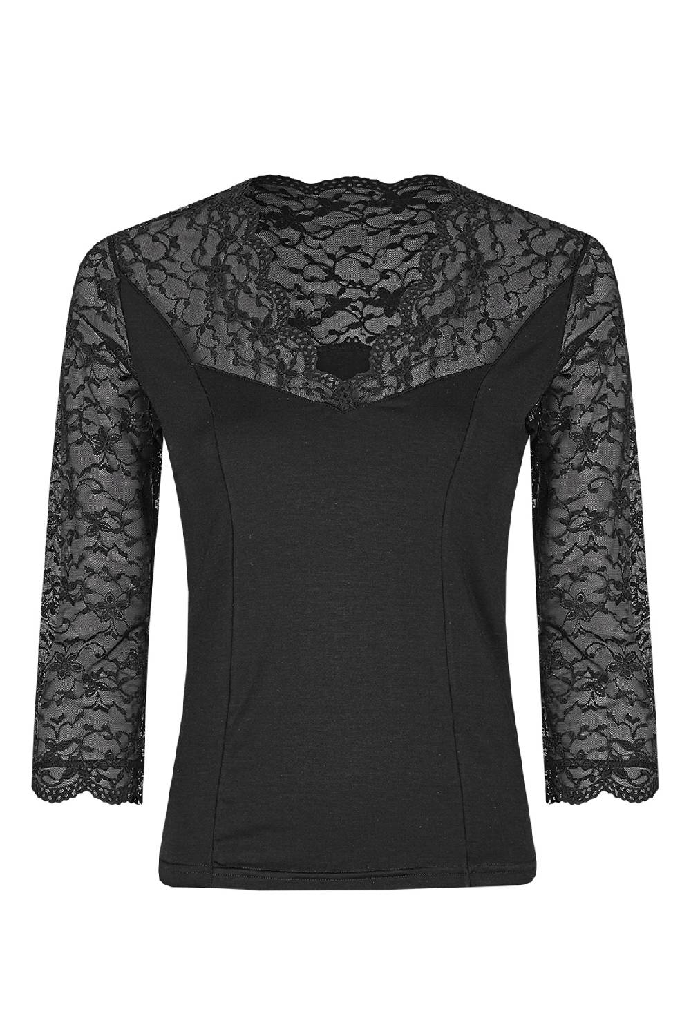 Nina Von C. Spitzenshirt, 3/4 Arm Super Rabatt