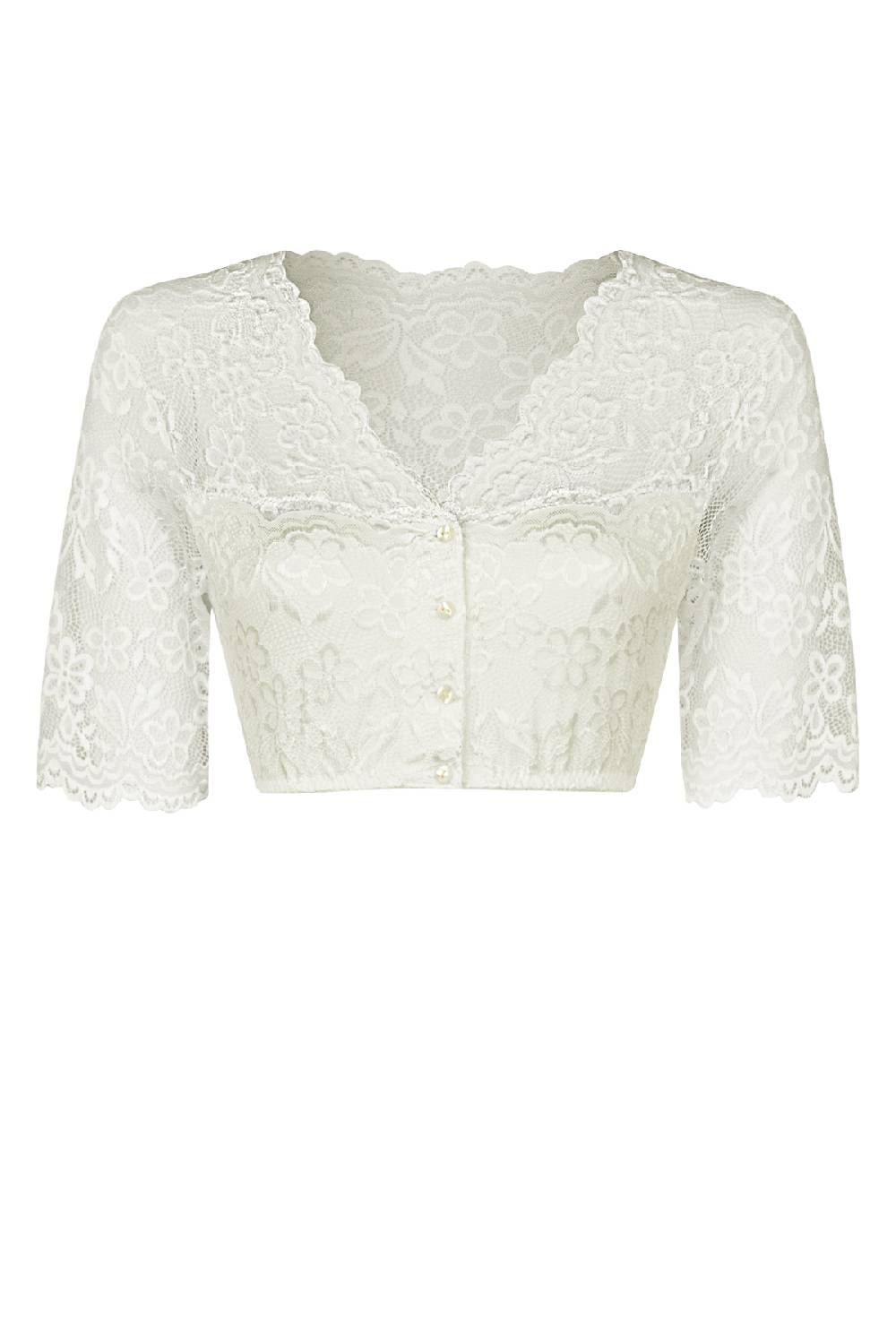 Nina Von C. Dirndl-Bluse Waltraud, halbarm Fabrikverkauf