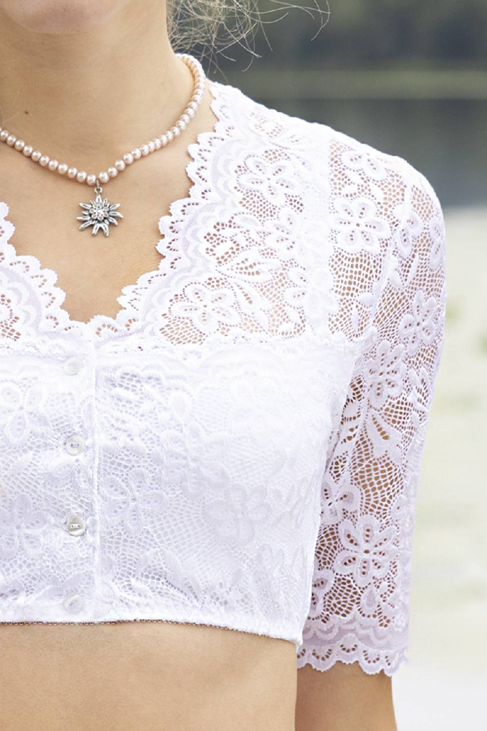 Nina Von C. Dirndl-Bluse Waltraud, halbarm Meist gekauft