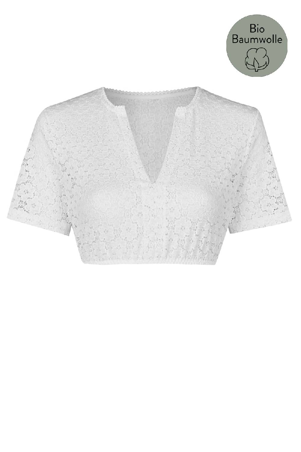 Nina Von C. Dirndl-Bluse Francesca, kurzarm Fabrikpreis