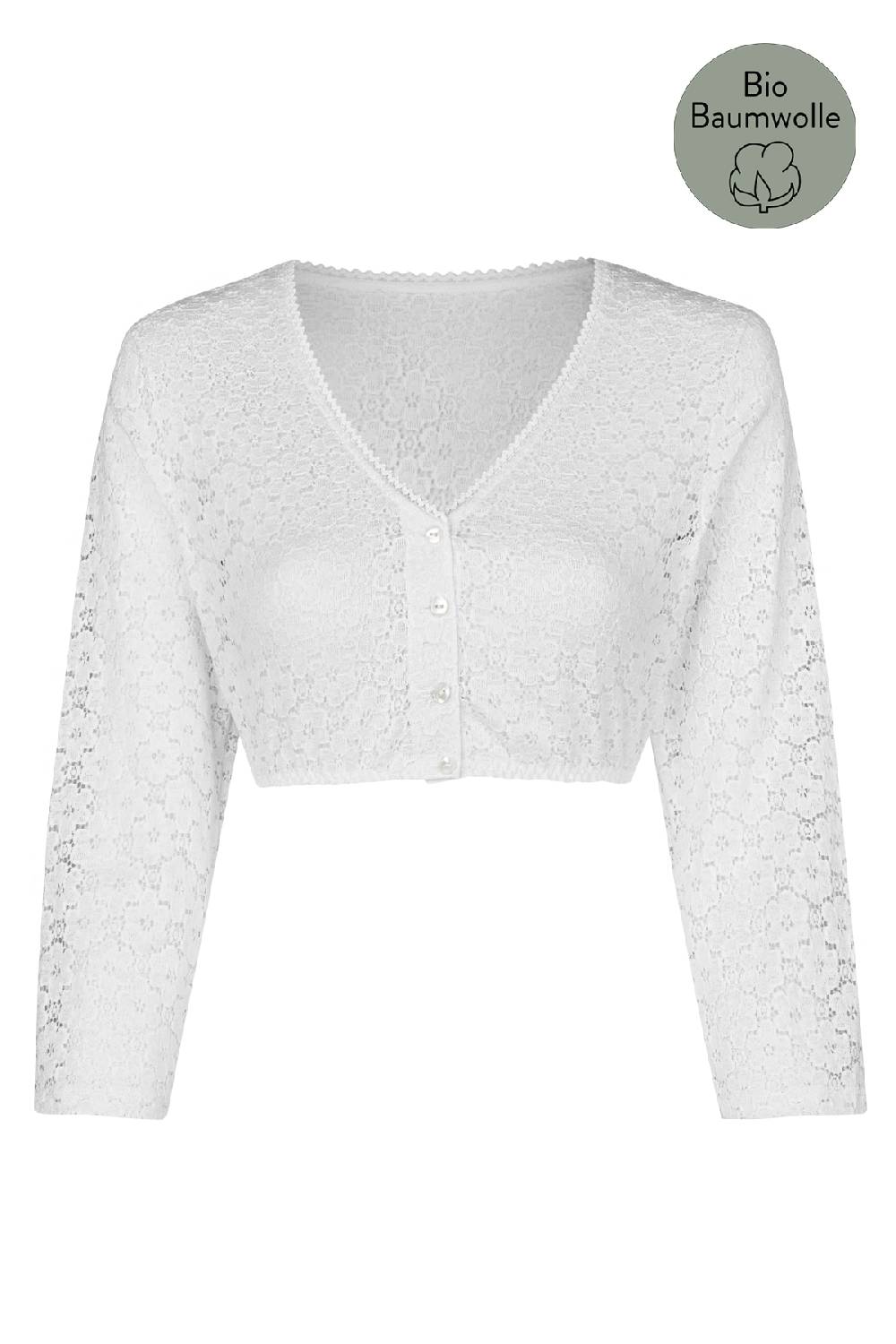 Nina Von C. Dirndl-Bluse Sabine, 3/4 Arm Rabatt