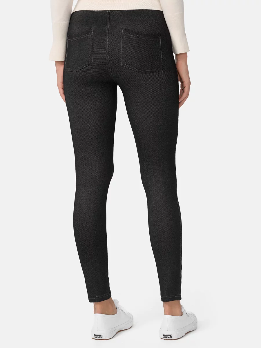 Nur Die Treggings in Jeans-Look - Relax & Go - schwarz - Größe 46-48 Günstig kaufen