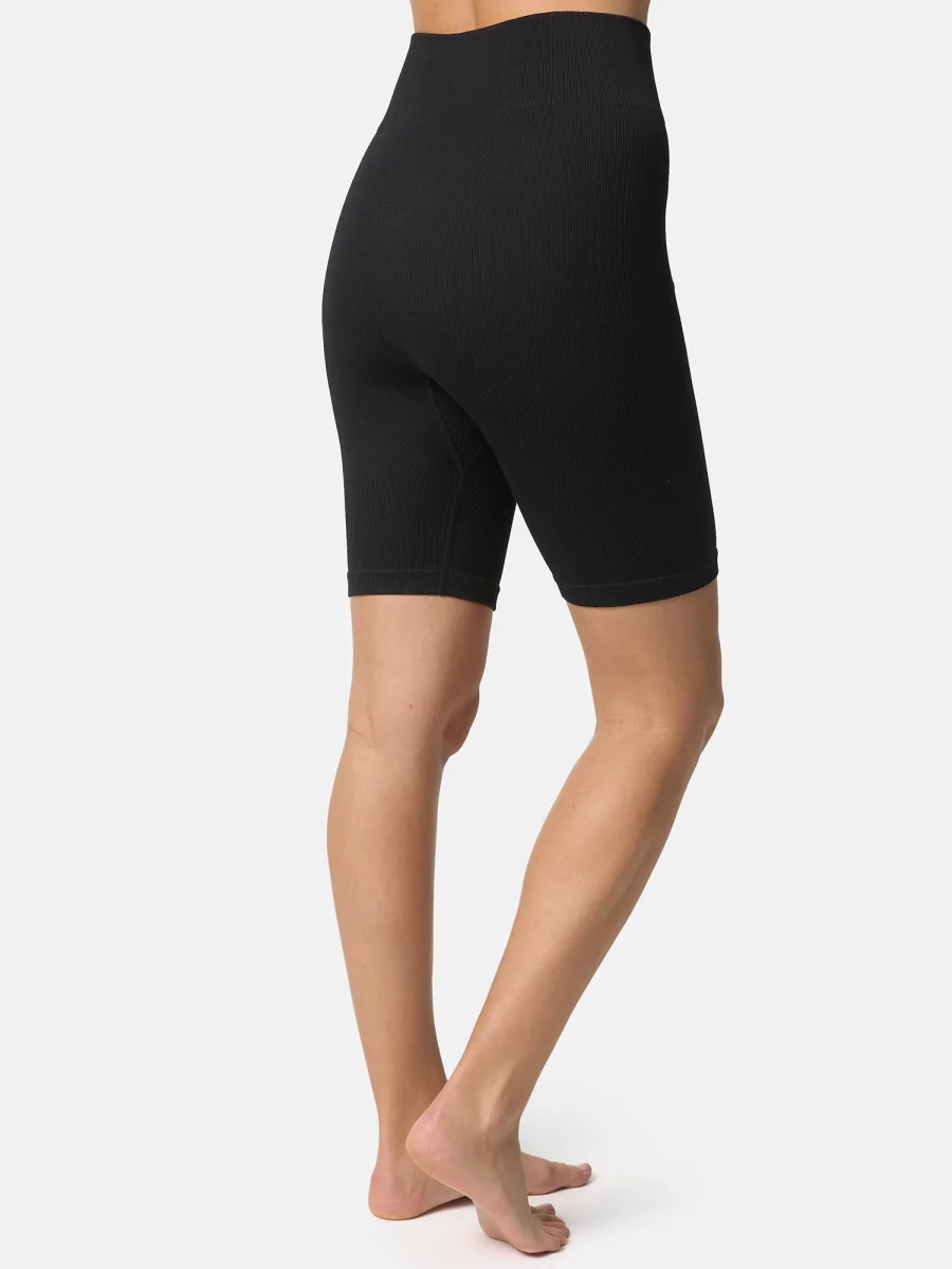 Nur Die Radler Shorts in Ripp-Optik - schwarz - Größe 44-46 Großer Ausverkauf