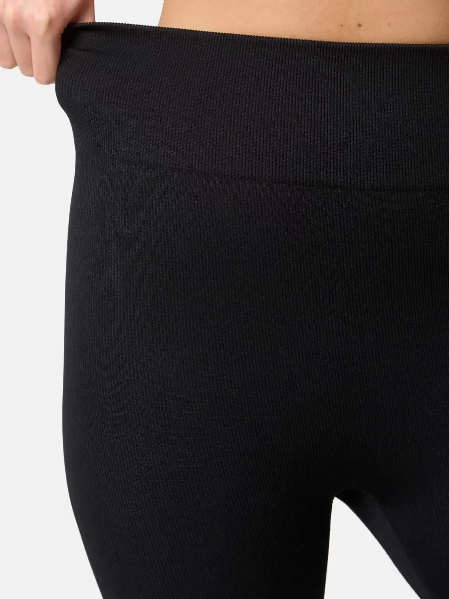 Nur Die Radler Shorts in Ripp-Optik - schwarz - Größe 44-46 Großer Ausverkauf