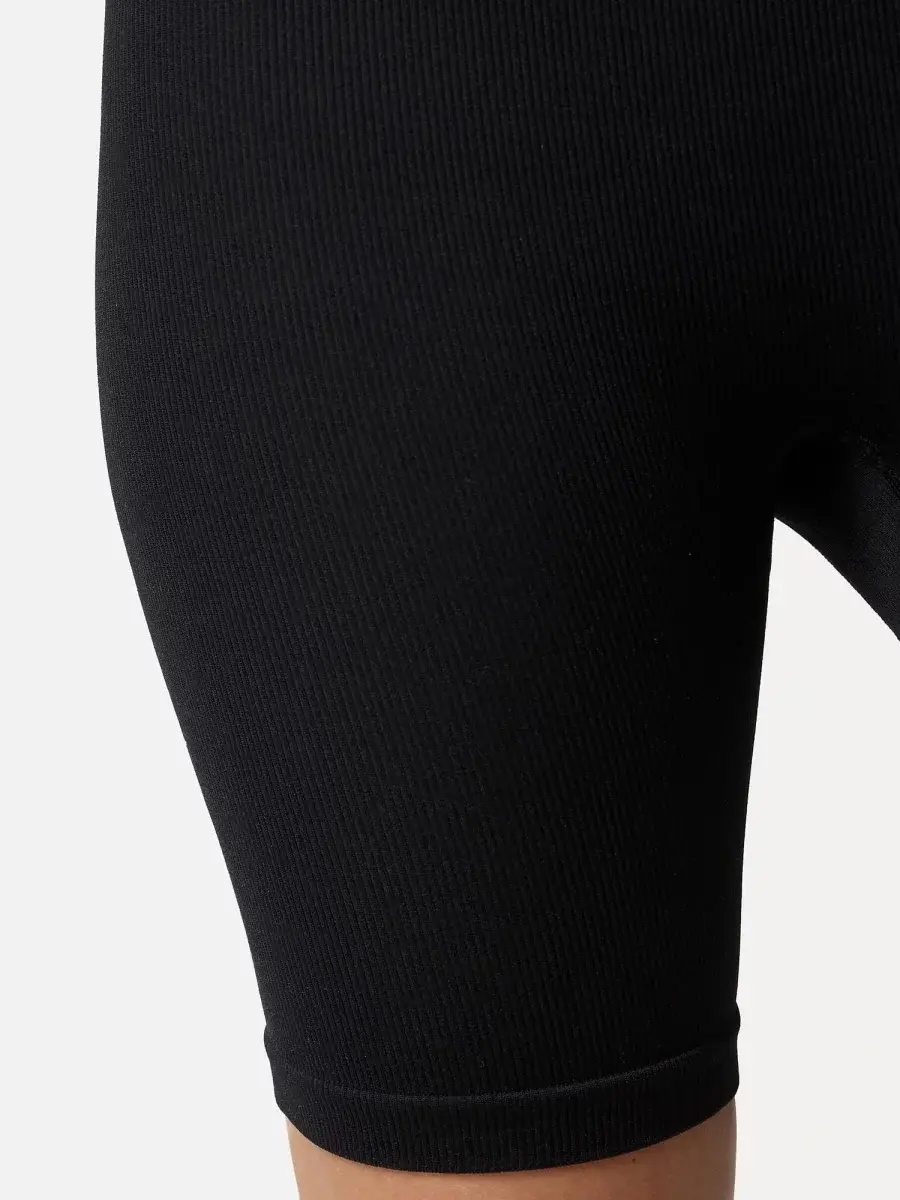 Nur Die Radler Shorts in Ripp-Optik - schwarz - Größe 44-46 Großer Ausverkauf