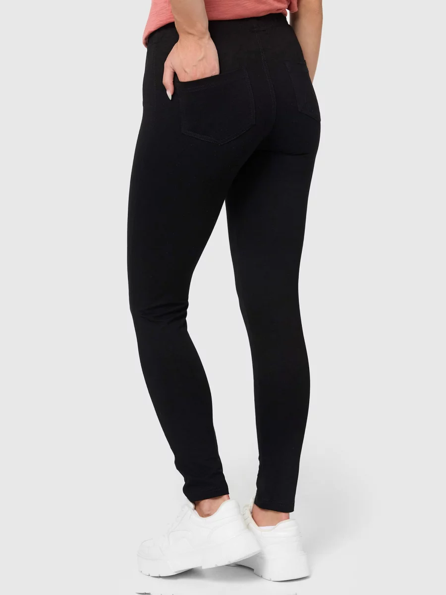 Nur Die Treggings Pure Black - Relax & Go - schwarz - Größe 44-46 Weihnachtsangebot