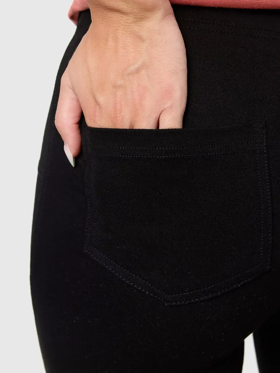 Nur Die Treggings Pure Black - Relax & Go - schwarz - Größe 44-46 Weihnachtsangebot