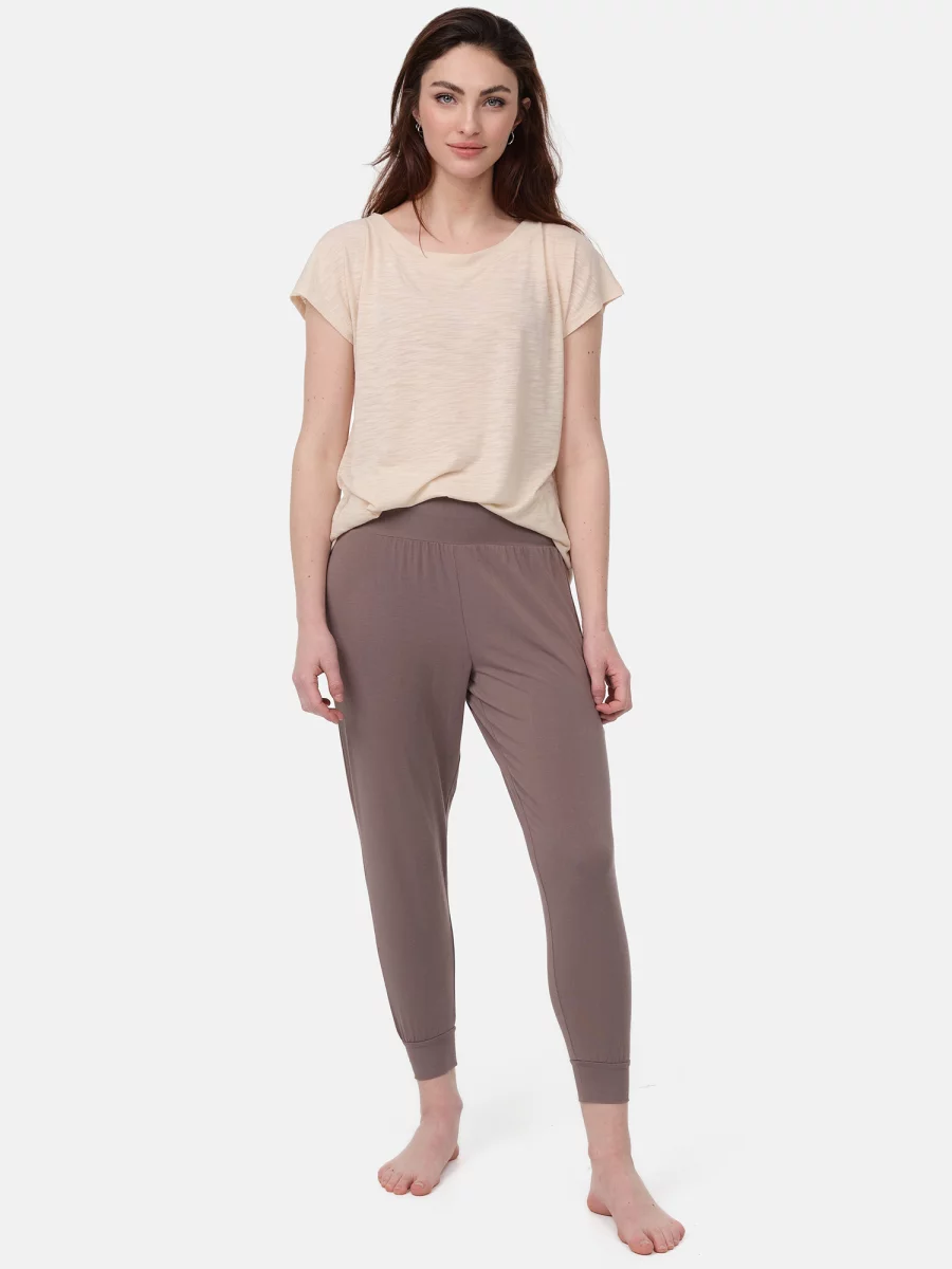 Nur Die Yoga-Hose - Relax & Go - dunkeltaupe - Größe 44-46 Osterangebot