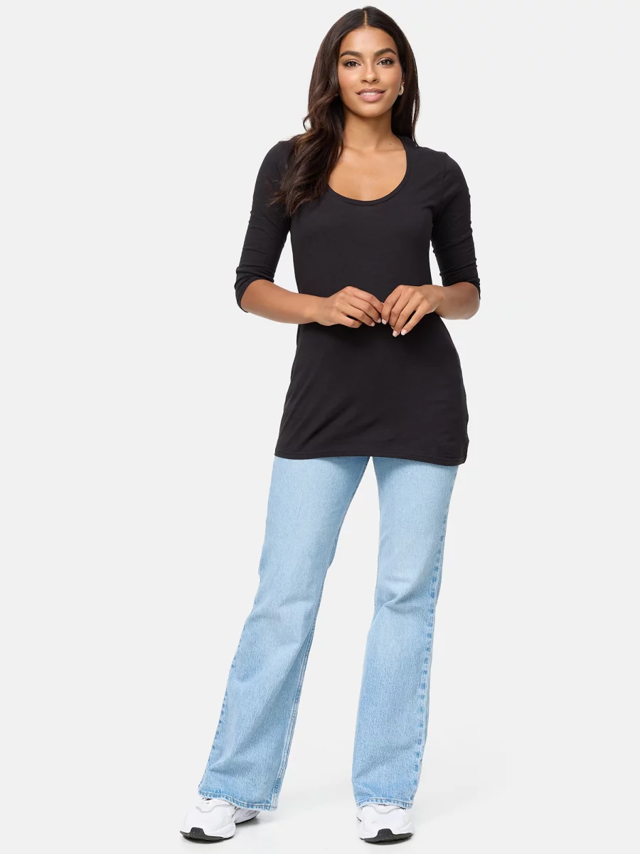 Nur Die Long-Shirt - Relax & Go - schwarz - Größe 48-50 Neuheiten