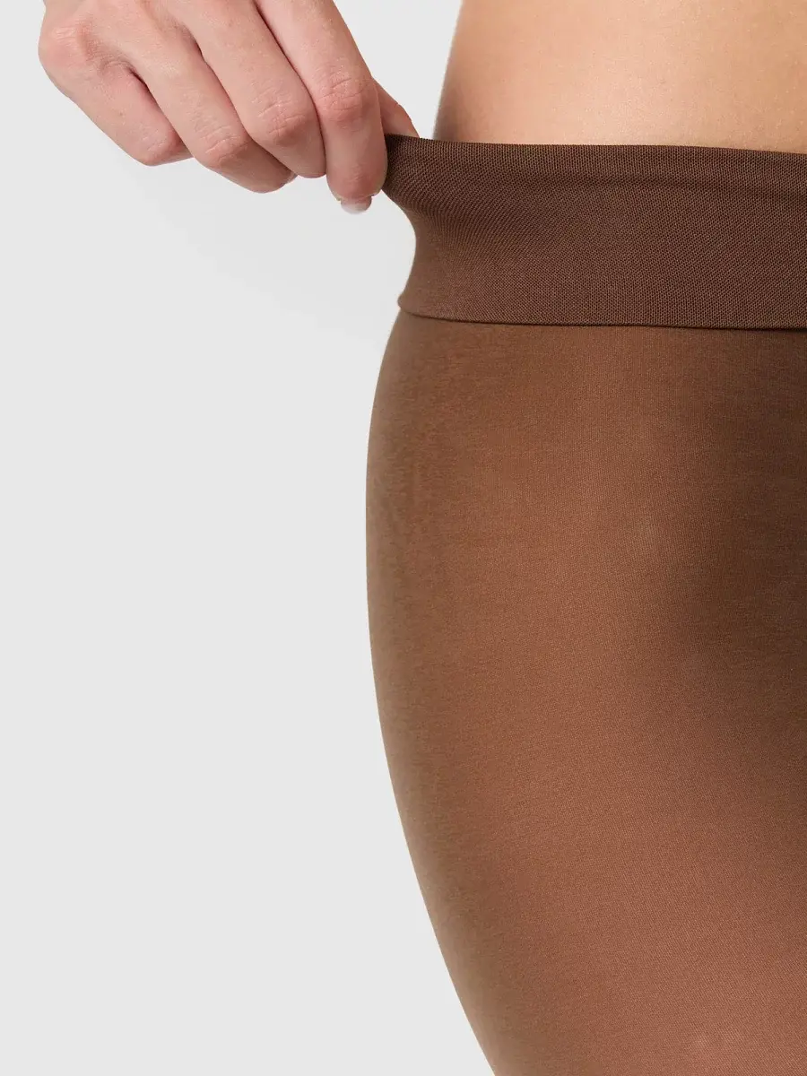 Nur Die Strumpfhose Warm & Transparent strapazierfähig 80 DEN - braun - Größe 40-44 Räumungsverkauf