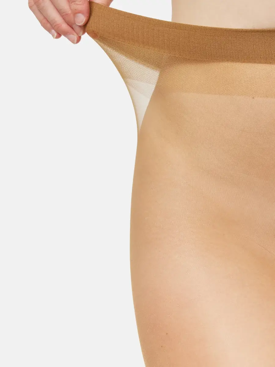 Nur Die 3-Pack Strumpfhose Transparent 15 DEN - amber/schwarz - Größe 40-44 Letzte 3 Tage