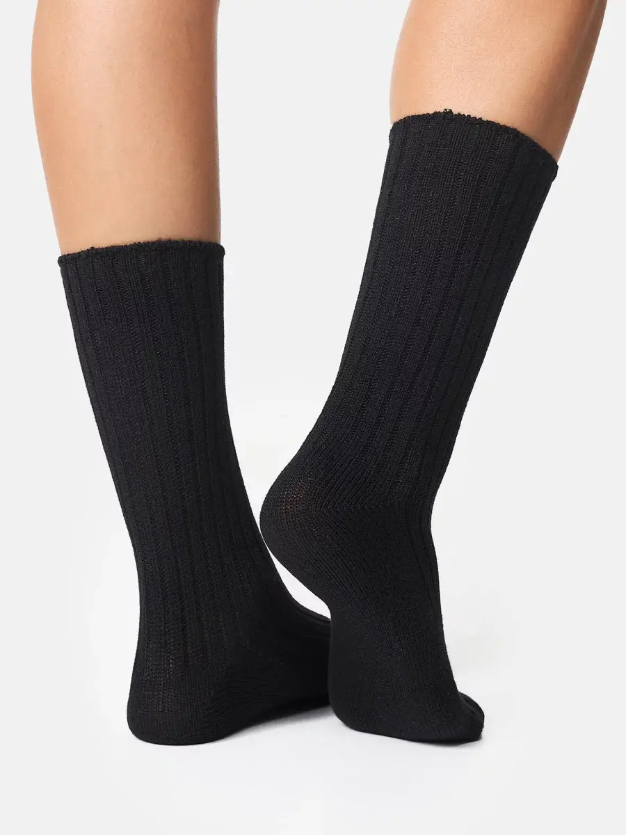 Nur Die Bambus¹ Boots Socke - schwarz - Größe 35-38 Super Rabatt