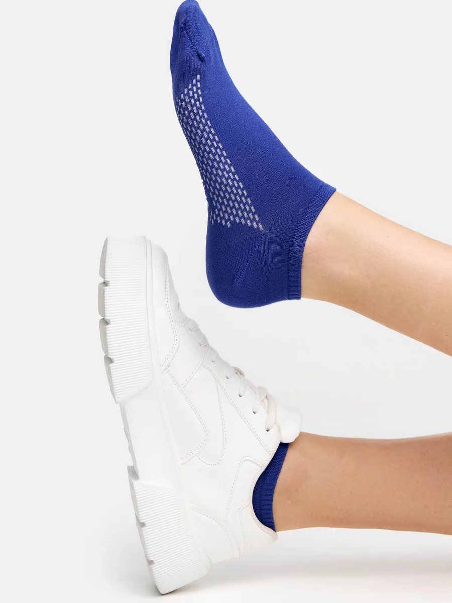 Nur Die Sneakersocke Bambus¹ - ultramarine - Größe 35-38 Riesige Rabatte