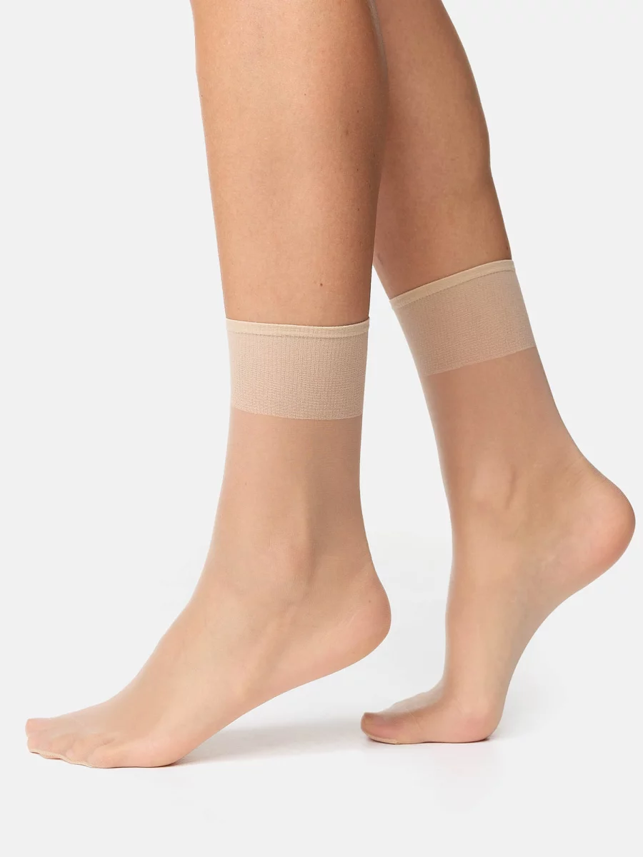 Nur Die Söckchen Seidenfein 15 DEN - teint - one size Kostenloser Versand international