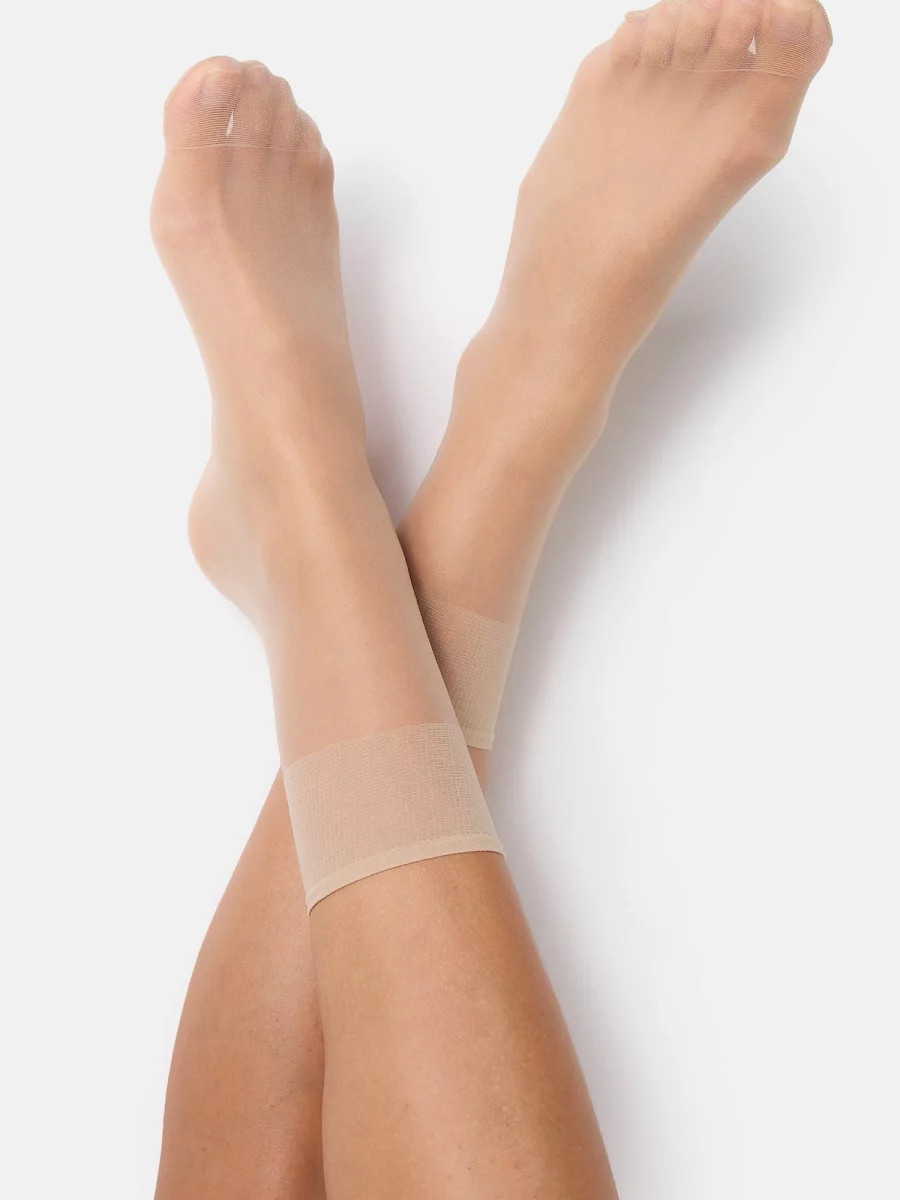 Nur Die Söckchen Seidenfein 15 DEN - teint - one size Kostenloser Versand international