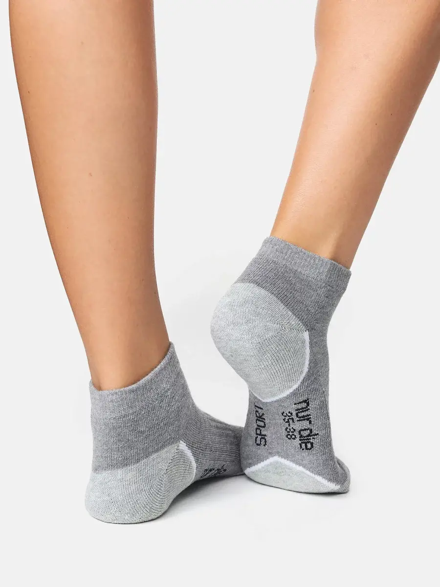 Nur Die Sport Sneaker 3er Pack - graumelange - Größe 35-38 Fabrikverkauf