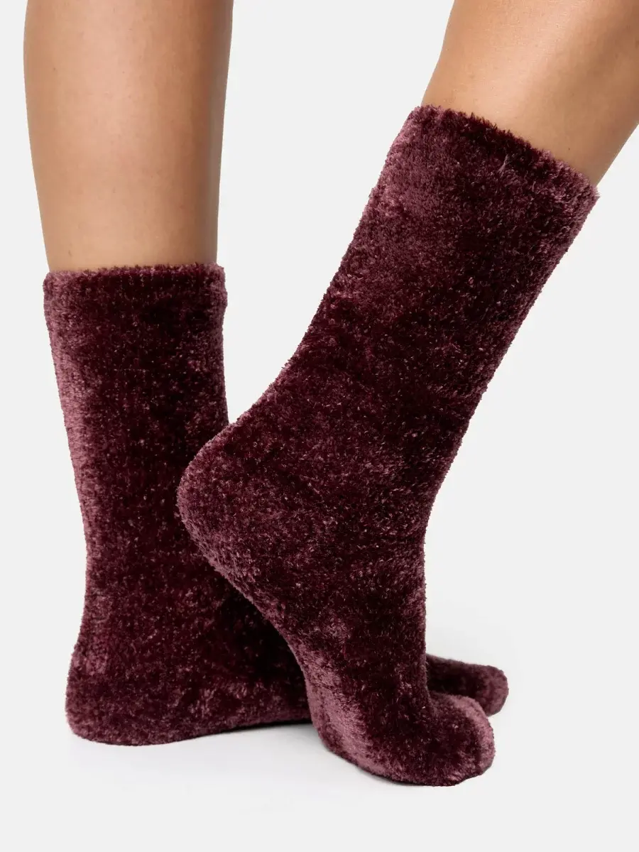 Nur Die Supersoft Socke 2.0 - bordeaux - Größe 35-38 Blitzverkäufe