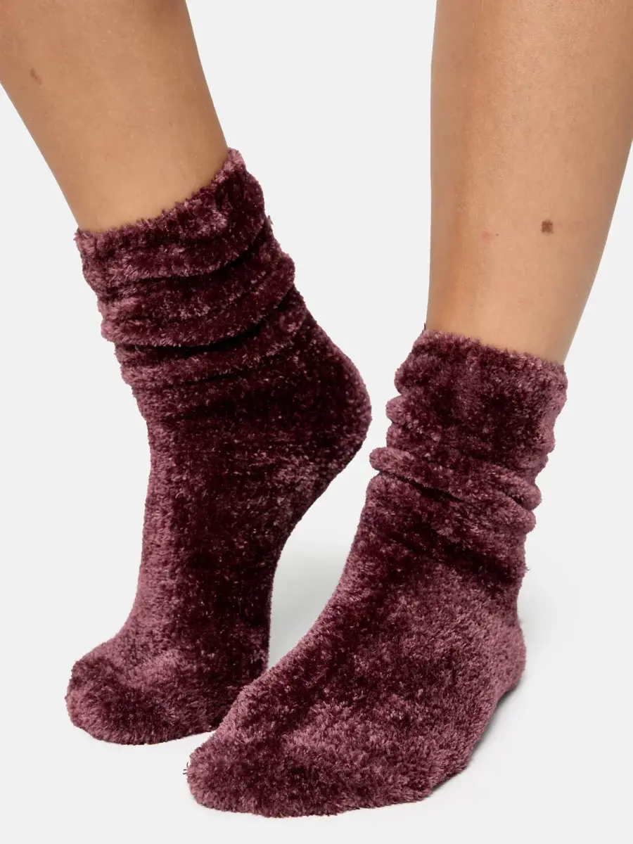 Nur Die Supersoft Socke 2.0 - bordeaux - Größe 35-38 Blitzverkäufe