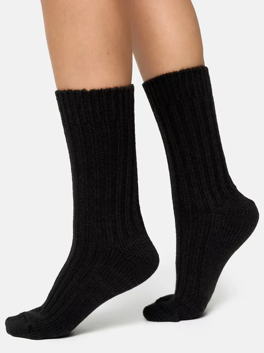 Nur Die Weich & Warm Socke - schwarz - Größe 35-38 Günstig kaufen