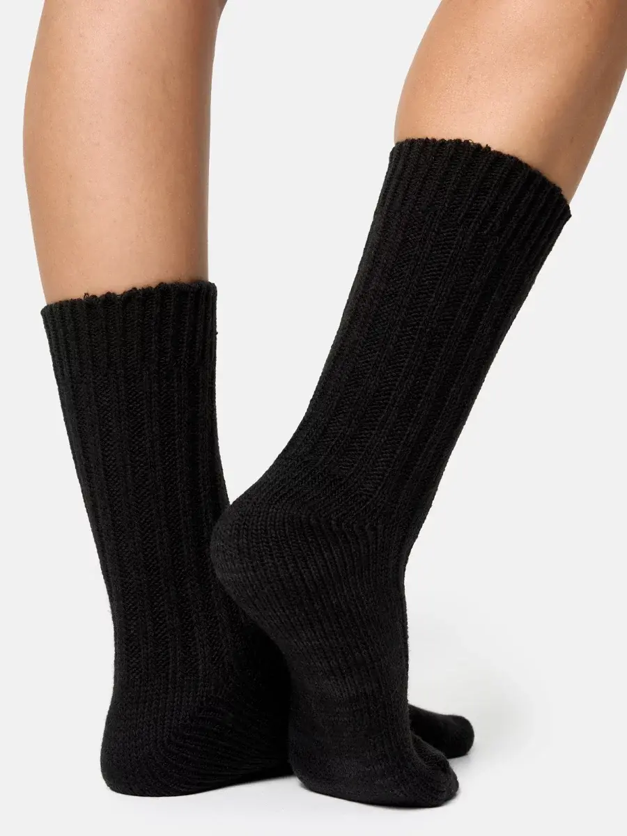 Nur Die Weich & Warm Socke - schwarz - Größe 35-38 Günstig kaufen