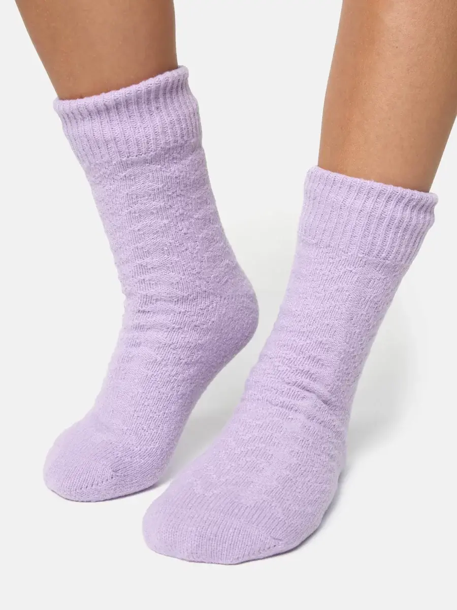 Nur Die Flausch Socke - flieder - Größe 40-41 Versandkostenfrei