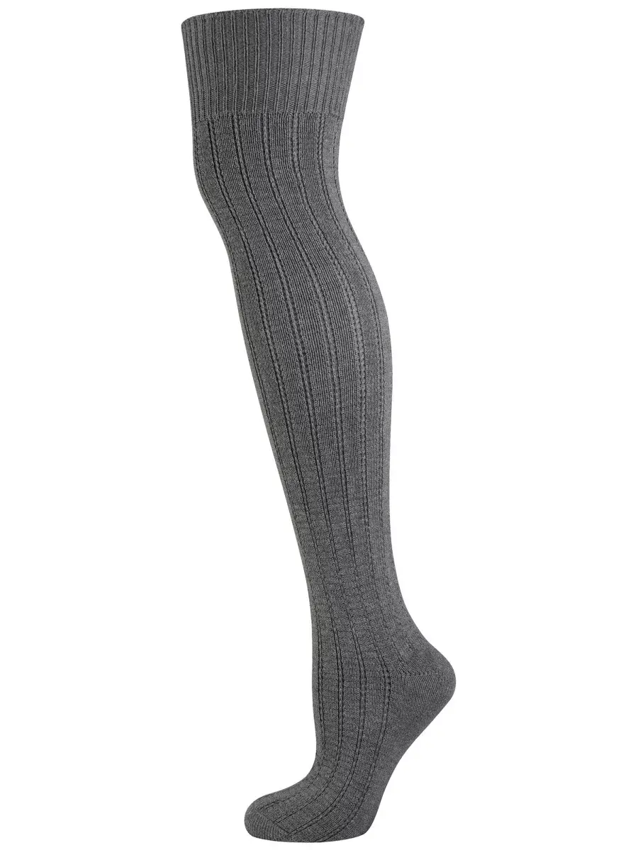 Nur Die Overknee - hellgrau - 35-38