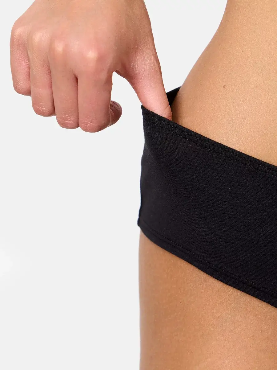 Nur Die Hipster Slip 2er Pack - schwarz - Größe 40-42 Blitzangebot